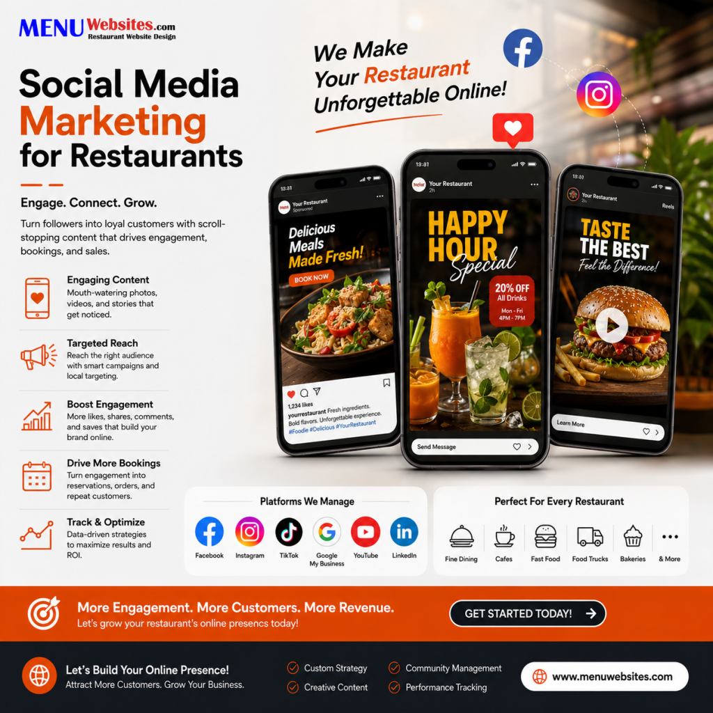 Marketing & Promotion for restaurants by MenuWebsites.com